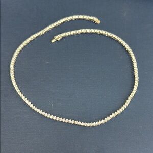 Sterling silver Tennis silver necklace 925
